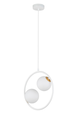 Lampa wisząca ring kula biała Sigma Lighting AQUA 2 33411