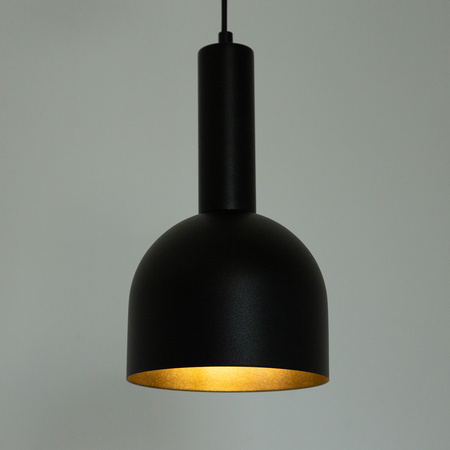 Lampa wisząca VITRUM dzwonek czarny 41107