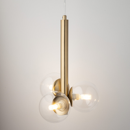 Lampa wisząca kule PERLA LUX 3 Transparentny 40855