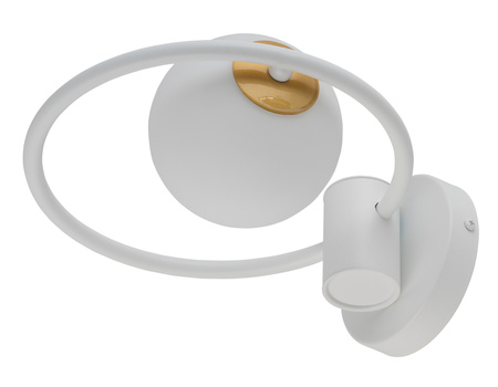 Kinkiet ring kula biały Sigma Lighting AQUA 33481