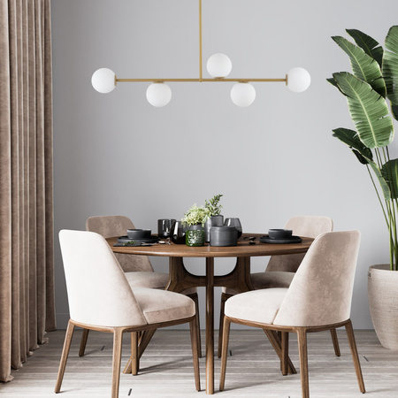 Lampa sufitowa kule złoto-beżowa Sigma Lighting GAMA 5 33334