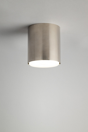 Plafon TUBO M srebrny satyna 40846