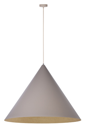 Lampa wisząca Vesuvio taupe/złoty L 3xE27 41060