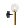 Kinkiet DAISY 1 Sigma Lighting złoto-transparentny 40761