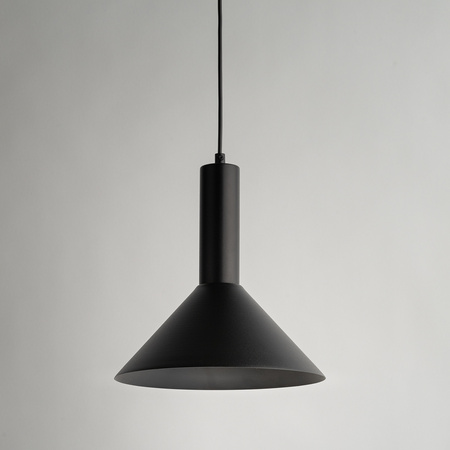 Lampa wisząca VITRUM stożek czarny 40810