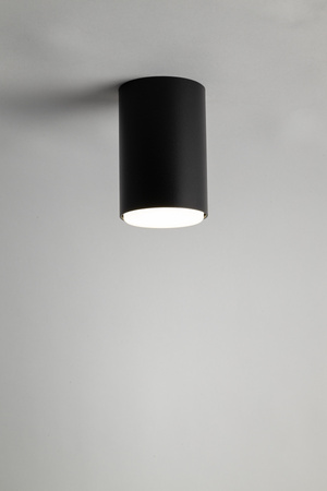 Plafon TUBO L czarny 40841