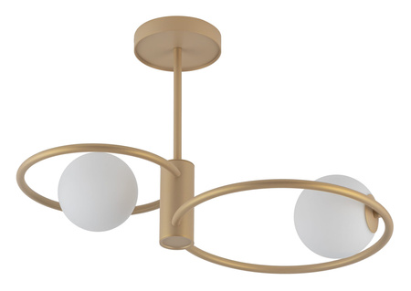 Lampa sufitowa okręgi kule złoto-beżowa Sigma Lighting - AQUA 2 33464