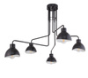 Nowoczesny żyrandol czarno-biały Sigma Lighting - HOLI 5 32451