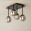 Plafon żyrandol kulki szary Sigma Lighting - TULIA 4 krótki 33504