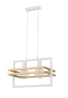 Lampa wisząca metalowa biało-złota Sigma Lighting - MERCI 2 32390