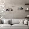 MAGIC 2 kinkiet czarny 40928