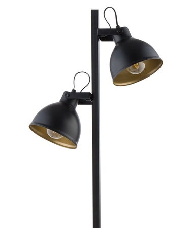 Lampa podłogowa loft metalowa czarno-złota Sigma Lighting MARS 50266