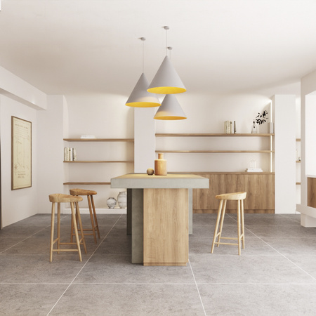 Lampa wisząca Vesuvio biały/złoty M 3xE27 41028