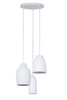 NORA 3 lampa wisząca ceramiczna biały 41380