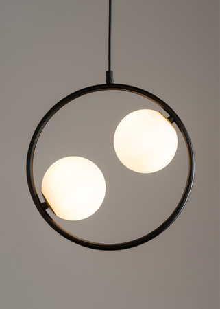 Lampa wisząca ring kula czarna Sigma Lighting AQUA 2 33410