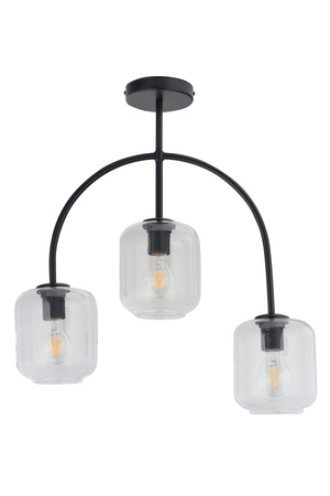 Lampa sufitowa szklana transparentna Sigma Lighting SHINE 3 32245