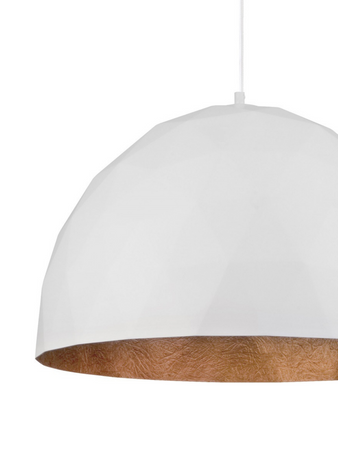 Lampa wisząca DIAMENT biało-miedziany L Sigma Lighting 31370