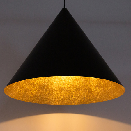 Lampa wisząca Vesuvio czarny/złoty L 3xE27 41040