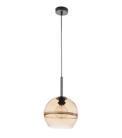 Lampa wisząca ze kloszem bursztynowa Sigma Lighting COMO E Duży 32018 I Wysyłka 48h