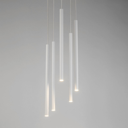 Lampa wisząca sople biała Sigma Lighting SOPEL 5 koło 33626
