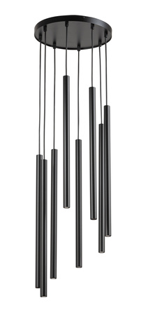 Lampa wisząca sople czarna Sigma Lighting SOPEL 8 koło 33628