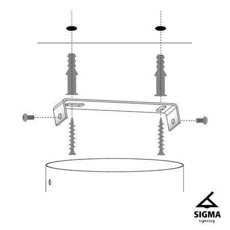 Lampa wisząca kopuła czarno-złota Sigma Lighting SFERA 35 30143
