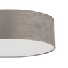 Plafon okrągły welurowy szary Sigma Lighting SOFT M 40650