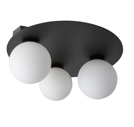 Plafon kule czarny Sigma Lighting ARGON 3 koło 33270