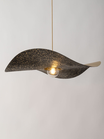 Lampa wisząca kapelusz złoto-czarna nakrapiana Sigma Lighting KAPELLO L FI76 32342