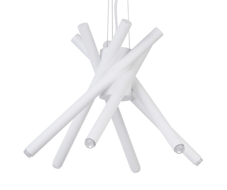 Lampa wisząca rurki biała Sigma Lighting LUMEN 6 33197