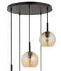 Lampa wisząca bursztynowa Sigma Lighting COMO 5 32183
