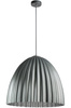 Lampa wisząca duży klosz srebrna Sigma Lighting TELMA 50 32024