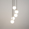 Lampa wisząca mleczne kule Sigma Lighting - PIANO 5 33659