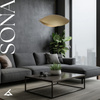 Lampa wisząca SONA złoty 41099