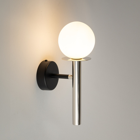 Kinkiet DAISY 1 Sigma Lighting srebrno-biały 40767