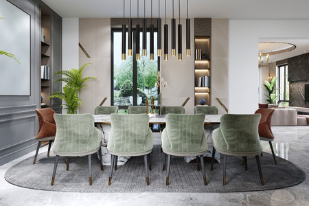 Lampa wisząca tuby sople czarno-złota Sigma Lighting SOPEL GRAND 10 33399