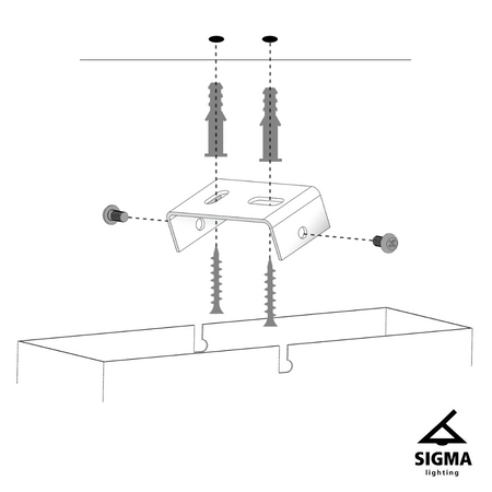 Lampa wisząca z żywicy czarno-miedziana Sigma Lighting Gondola M 40635