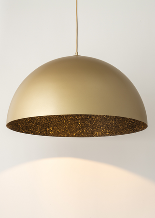 Lampa wisząca duża złoto-czarna nakrapiana Sigma Lighting SFERA 70 32298