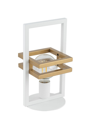 Lampka nocna metalowa biało-złota Sigma Lighting - MERCI 50319