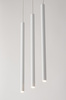 Lampa wisząca rurki sople biała Sigma Lighting SOPEL 3 PROSTY 33402