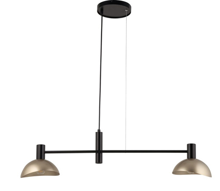 Lampa wisząca metalowa czarno-złota Sigma Lighting ARTIS 2 40566