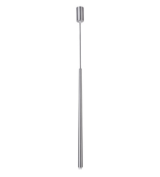 Lampa wisząca rurka srebrna Sigma Lighting SOPEL 1 Stożek 33153