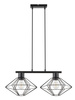 Lampa wisząca druciana diament czarna Sigma Lighting - VARIO 2 40558