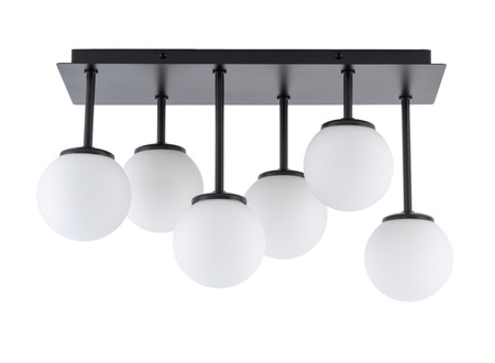 Plafon żyrandol kulki biały Sigma Lighting - TULIA 6 krótki 33501