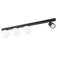 TAVIRA plafon czarny 3+1 41261