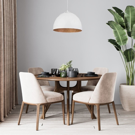 Lampa wisząca DIAMENT biało-miedziany M Sigma Lighting 31374