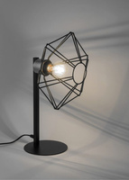 Lampka nocna druciana diament czarno-srebrna Sigma Lighting - VARIO 50350