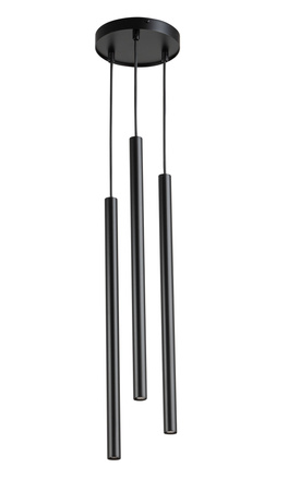 Lampa wisząca sople czarna Sigma Lighting SOPEL 3 koło 33622