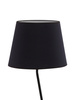 Lampa podłogowa z abażurem czarna Sigma Lighting LIZBONA 50228