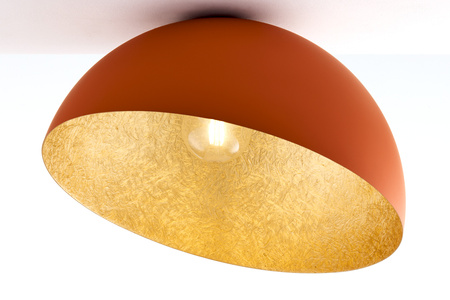 Plafon kopuła ceglany_złoty Sigma Lighting SFERA 50 41518